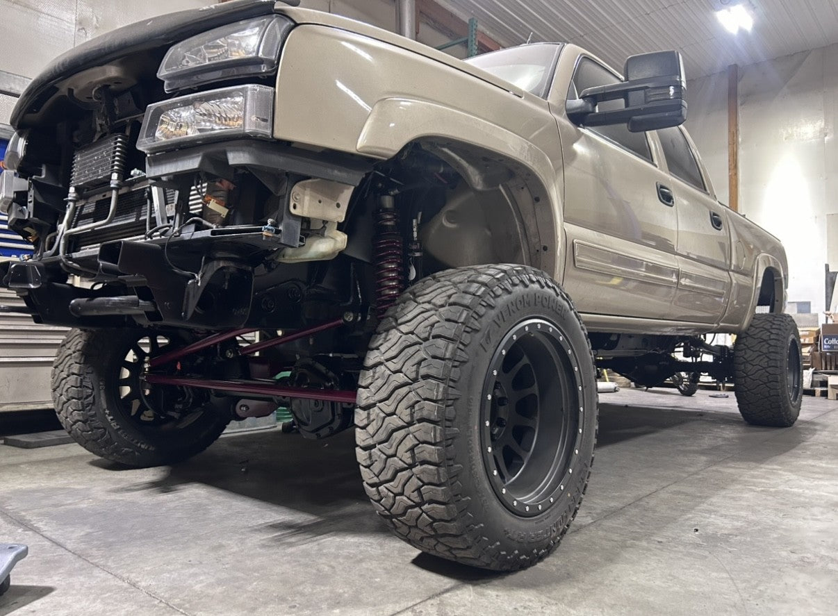 2000 - 2010 chevy/gmc 2500hd/3500hd Solid Axle Swap - 4-link